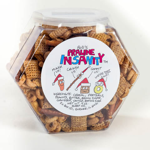 Snack Mix Gift Container - Christmas